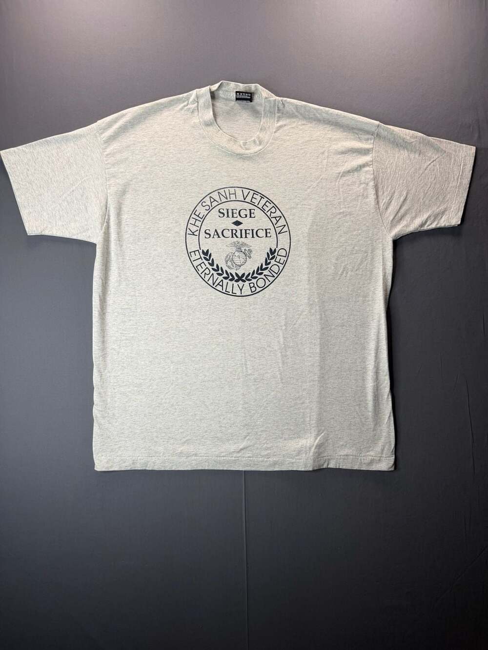 Vintage 90’s USMC Marine Corp Khe Sanh Veteran Siege Sacrifice T Shirt XXL